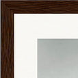 Everyday Hero Framed print 13x18 cm / 5x7″ Dark wood frame corner detail