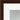 Everyday Hero Framed print 13x18 cm / 5x7″ Dark wood frame corner detail