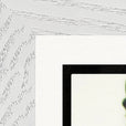 Little Secret Framed print 13x18 cm / 5x7″ White frame corner detail