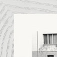 The Urban Matrix Framed print 13x18 cm / 5x7″ White frame corner detail