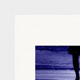 The Unwritten Path Framed print 13x18 cm / 5x7″ White frame corner detail