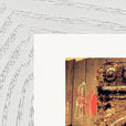 Blast Off Framed print 13x18 cm / 5x7″ White frame corner detail