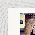 Wash It Framed print 13x18 cm / 5x7″ White frame corner detail