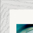 Around and Around Framed print 13x18 cm / 5x7″ White frame corner detail