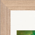 Emerald Storms Framed print 13x18 cm / 5x7″ Wood frame corner detail