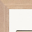 Hat On Framed print 13x18 cm / 5x7″ Wood frame corner detail
