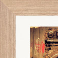 Blast Off Framed print 13x18 cm / 5x7″ Wood frame corner detail
