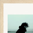 Misty Mind Framed print 13x18 cm / 5x7″ Wood frame corner detail
