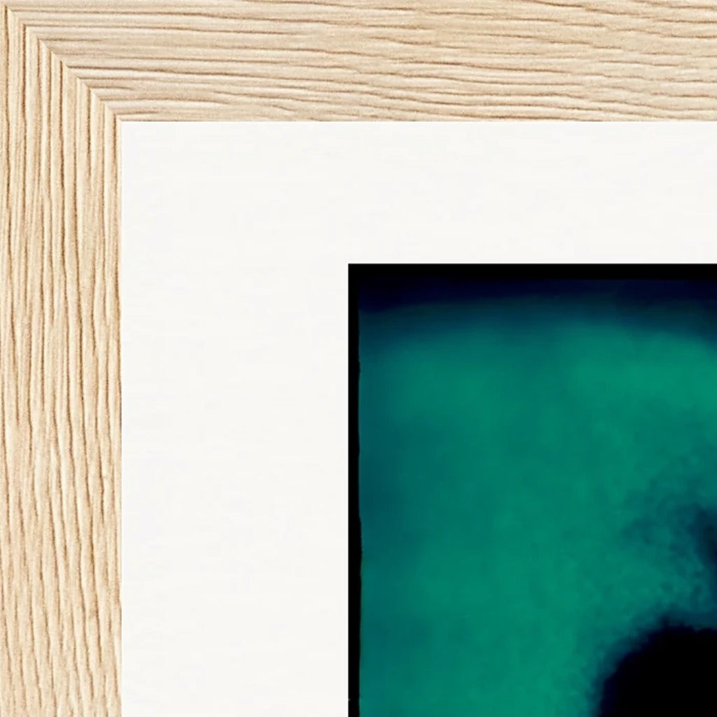 Dancing Cowboy Framed print 13x18 cm / 5x7″ Wood frame corner detail