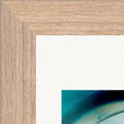 Around and Around Framed print 13x18 cm / 5x7″ Wood frame corner detail