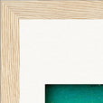 Underwater Flight Framed print 13x18 cm / 5x7″ Wood frame corner detail