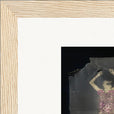 Never too Late Framed print 13x18 cm / 5x7″ Wood frame corner detail