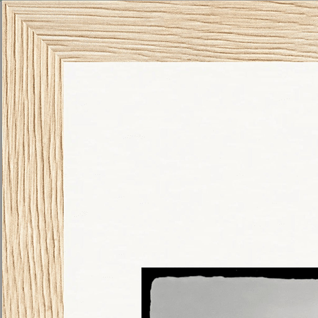 Circle of Life Framed print 13x18 cm / 5x7″ Wood frame corner detail