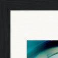 Around and Around Framed print 15x20 cm / 6x8″ Black frame corner detail