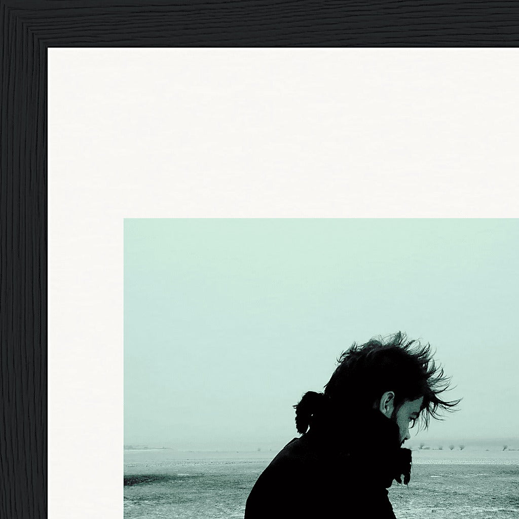 Misty Mind Framed print 15x20 cm / 6x8″ Black frame corner detail