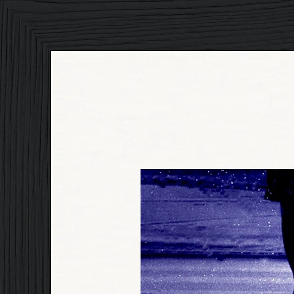 The Unwritten Path Framed print 15x20 cm / 6x8″ Black frame corner detail