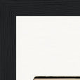 Hat On Framed print 15x20 cm / 6x8″ Black frame corner detail