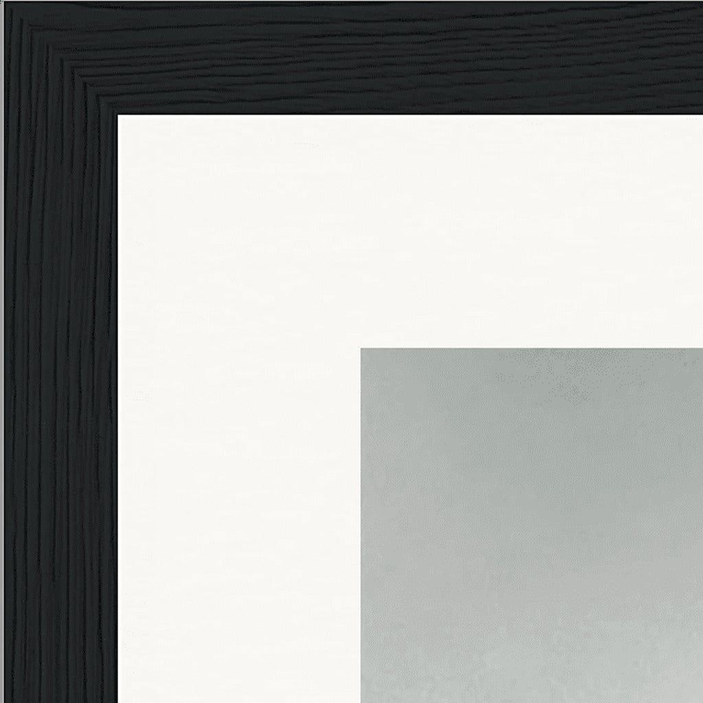 Everyday Hero Framed print 15x20 cm / 6x8″ Black frame corner detail