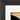 Cosmic Reflections Framed print 15x20 cm / 6x8″ Black frame corner detail