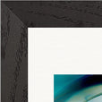 Around and Around Framed print 15x20 cm / 6x8″ Black frame corner detail