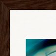 Around and Around Framed print 15x20 cm / 6x8″ Dark wood frame corner detail