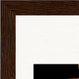 Have a Looksie Framed print 15x20 cm / 6x8″ Dark wood frame corner detail