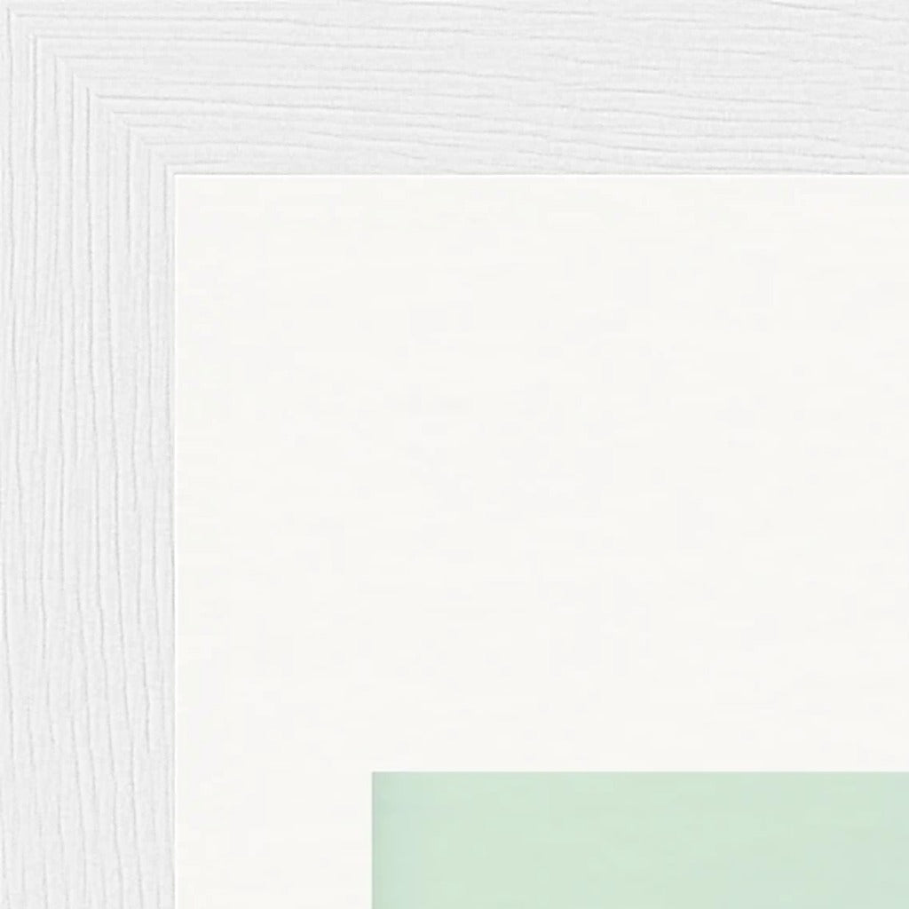 Lacey Leg Framed print 15x20 cm / 6x8″ White frame corner detail