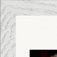 Chromatic Kiss Framed print 15x20 cm / 6x8″ White frame corner detail