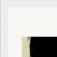 Shadow of Self Framed print 15x20 cm / 6x8″ White frame corner detail