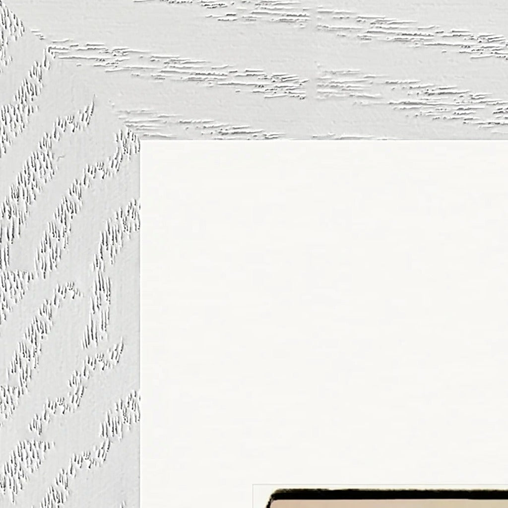 Hat On Framed print 15x20 cm / 6x8″ White frame corner detail