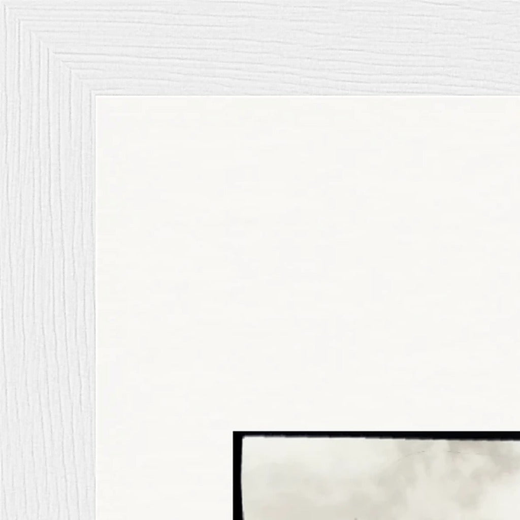 Ready to Fly Framed print 15x20 cm / 6x8″ White frame corner detail