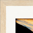 Cosmic Reflections Framed print 15x20 cm / 6x8″ Wood frame corner detail