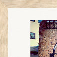 Wash It Framed print 15x20 cm / 6x8″ Wood frame corner detail