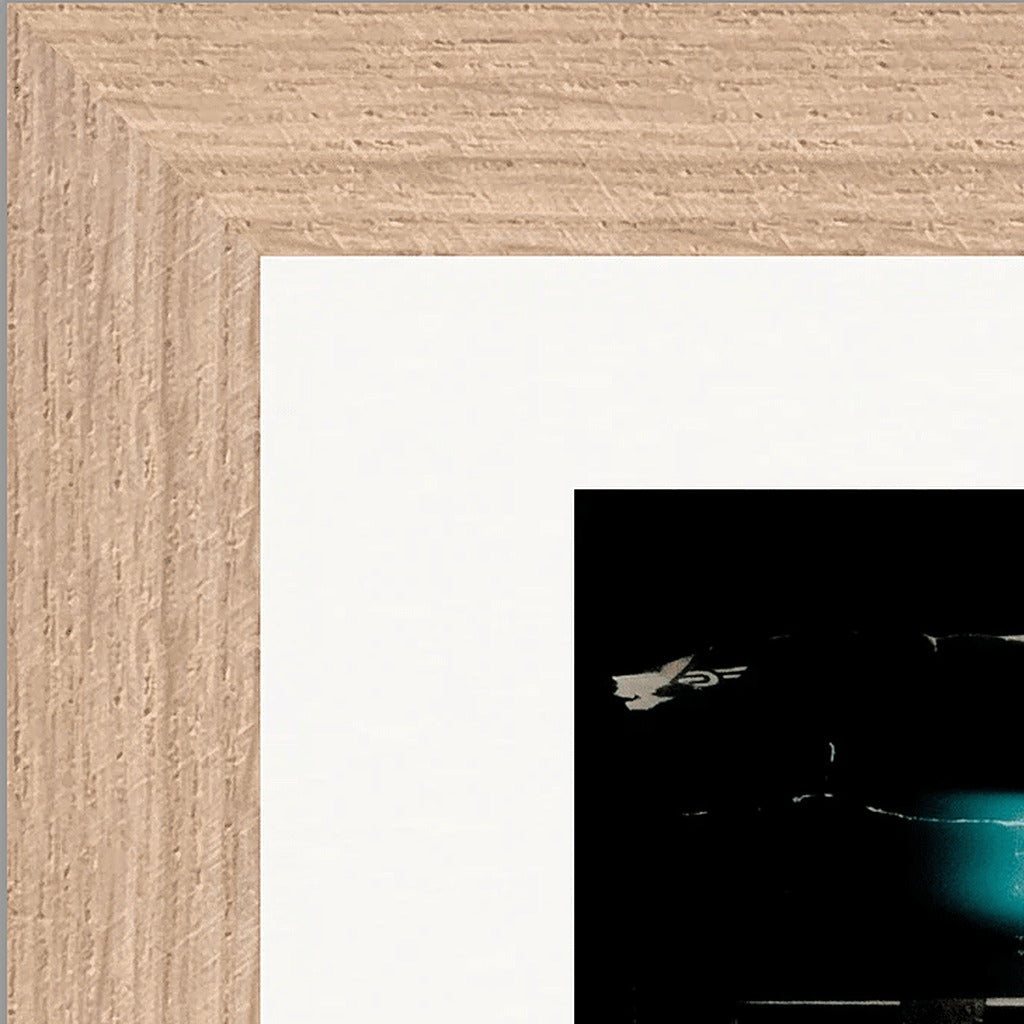 Vibe of Life Framed print 15x20 cm / 6x8″ Wood frame corner detail