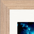 Bubbles and Sky Sticks Framed print 15x20 cm / 6x8″ Wood frame corner detail