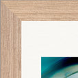 Around and Around Framed print 15x20 cm / 6x8″ Wood frame corner detail
