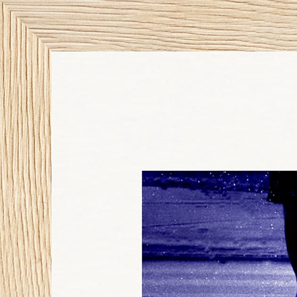 The Unwritten Path Framed print 15x20 cm / 6x8″ Wood frame corner detail