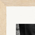 This is Where He Stood Framed print 15x20 cm / 6x8″ Wood frame corner detail