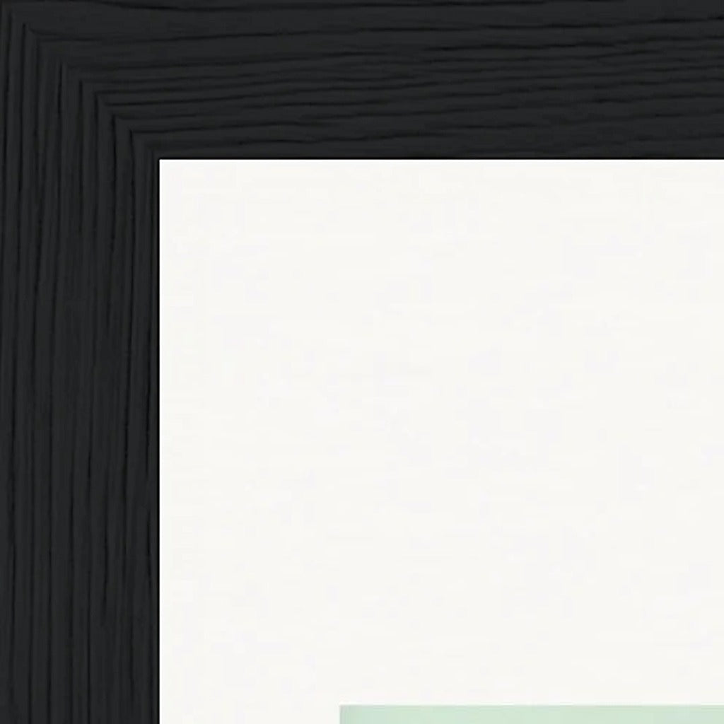 Lacey Leg Framed print 20x25 cm / 8x10″ Black frame corner detail