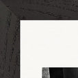 This is Where He Stood Framed print 20x25 cm / 8x10″ Black frame corner detail