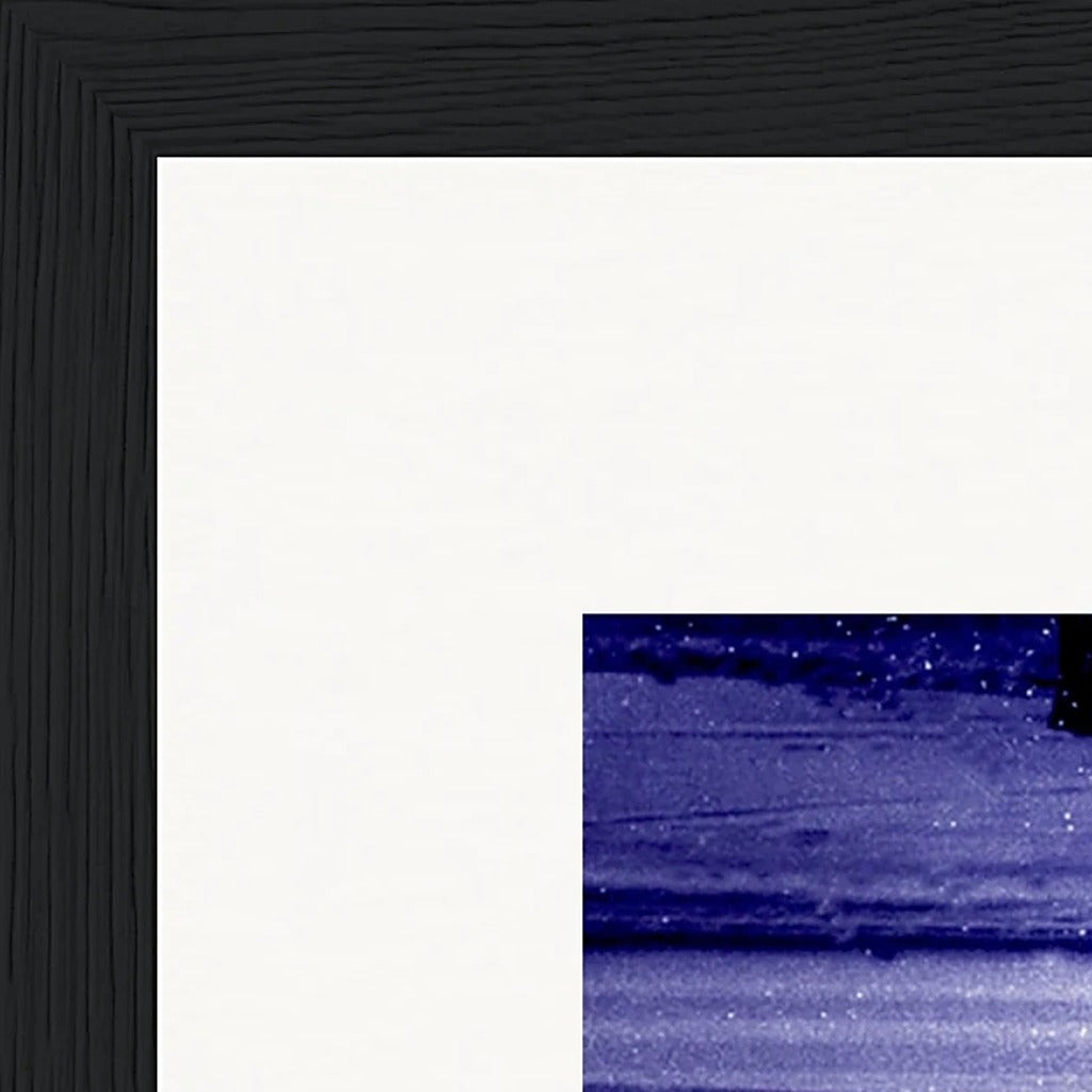 The Unwritten Path Framed print 20x25 cm / 8x10″ Black frame corner detail