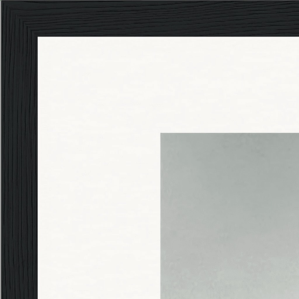 Everyday Hero Framed print 20x25 cm / 8x10″ Black frame corner detail