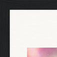 Indigo Sky Framed print 20x25 cm / 8x10″ Black frame corner detail