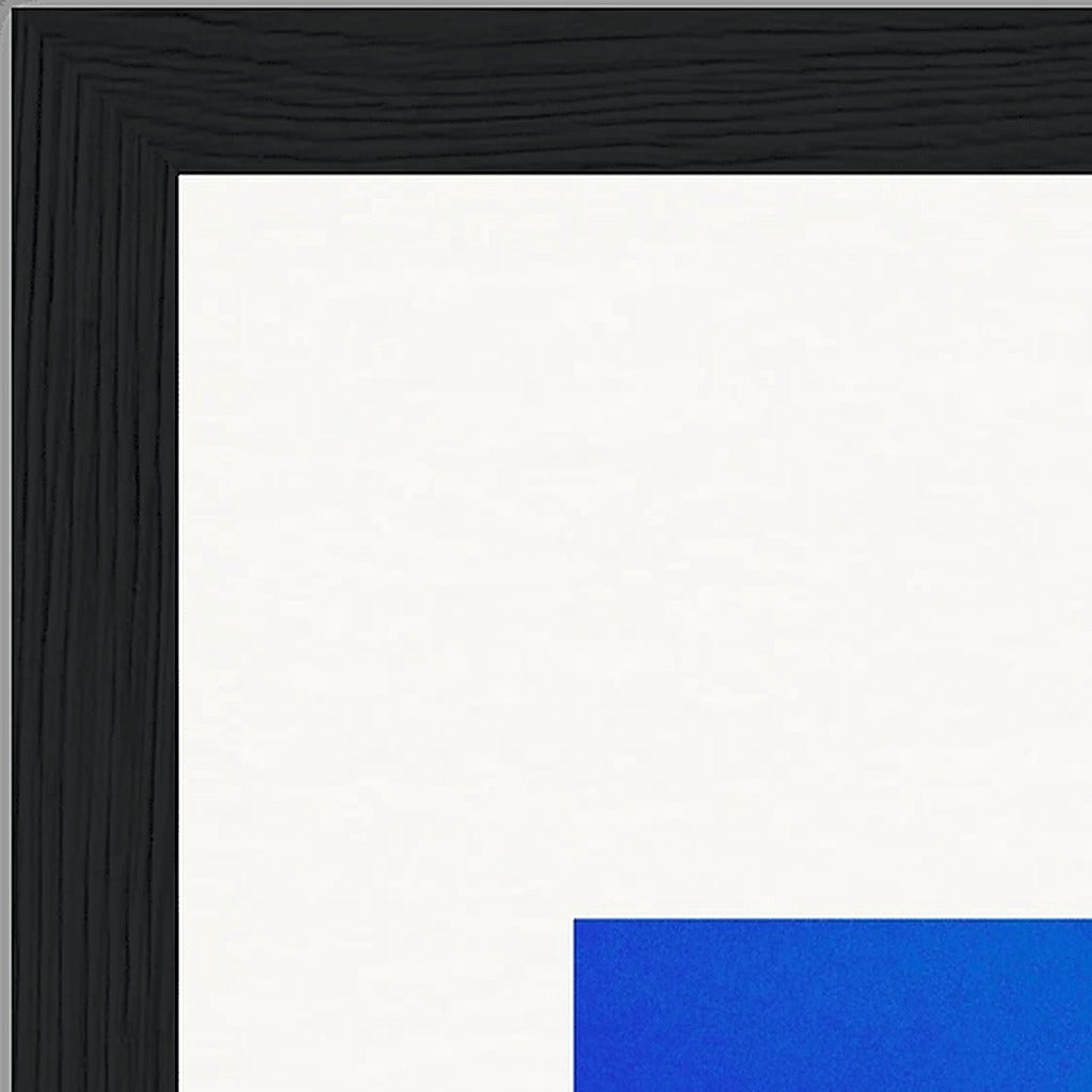 Nocturne Velvet Framed print 20x25 cm / 8x10″ Black frame corner detail