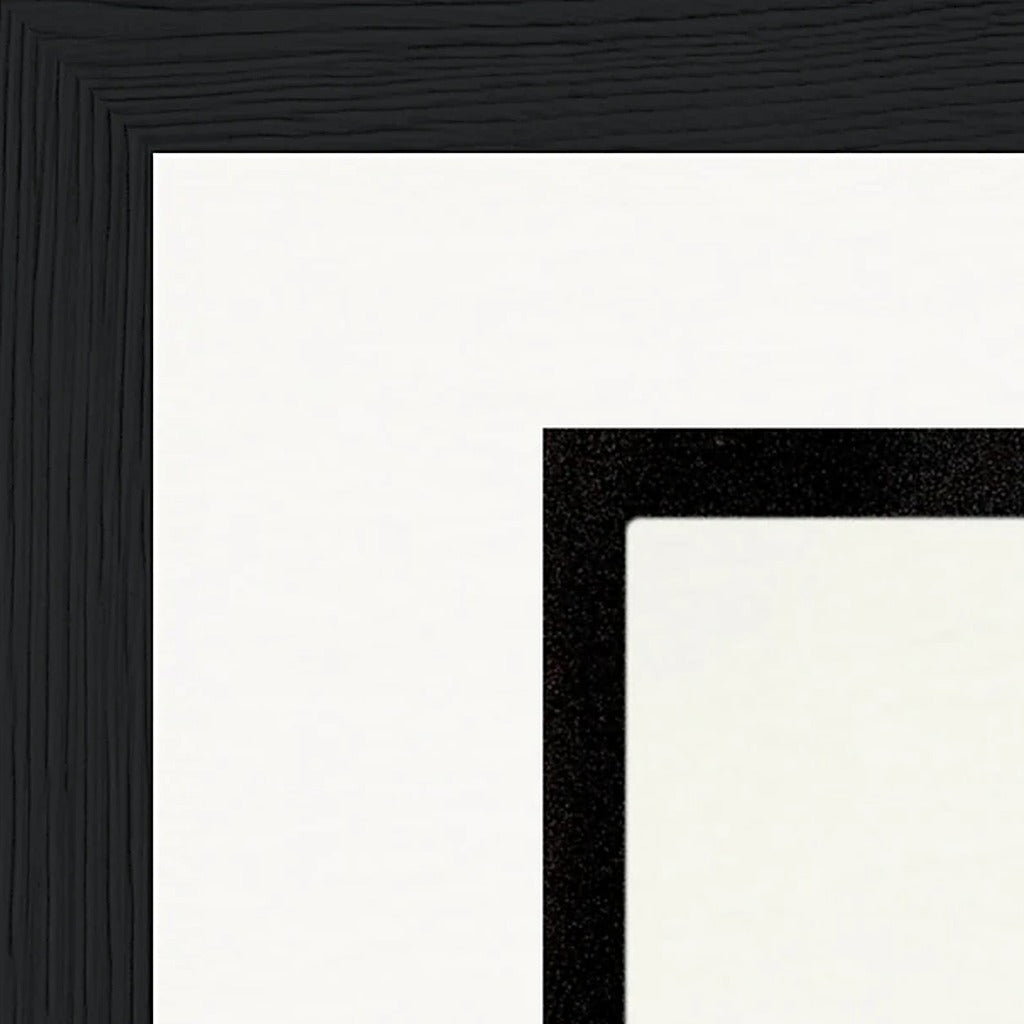 Little Secret Framed print 20x25 cm / 8x10″ Black frame corner detail