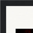 Chromatic Kiss Framed print 20x25 cm / 8x10″ Black frame corner detail