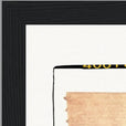 Kiss My Ass Framed print 20x25 cm / 8x10″ Black frame corner detail