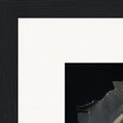 Never too Late Framed print 20x25 cm / 8x10″ Black frame corner detail
