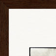 Ready to Fly Framed print 20x25 cm / 8x10″ Dark wood frame corner detail