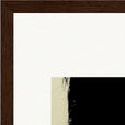 Shadow of Self Framed print 20x25 cm / 8x10″ Dark wood frame corner detail